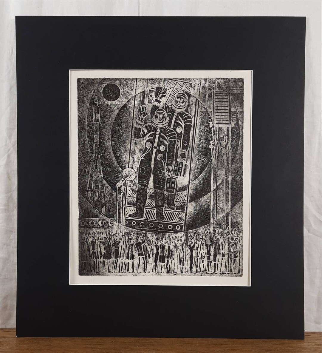 Original Etching Ukrainian Artist Chebykin Soviet Art Etsy