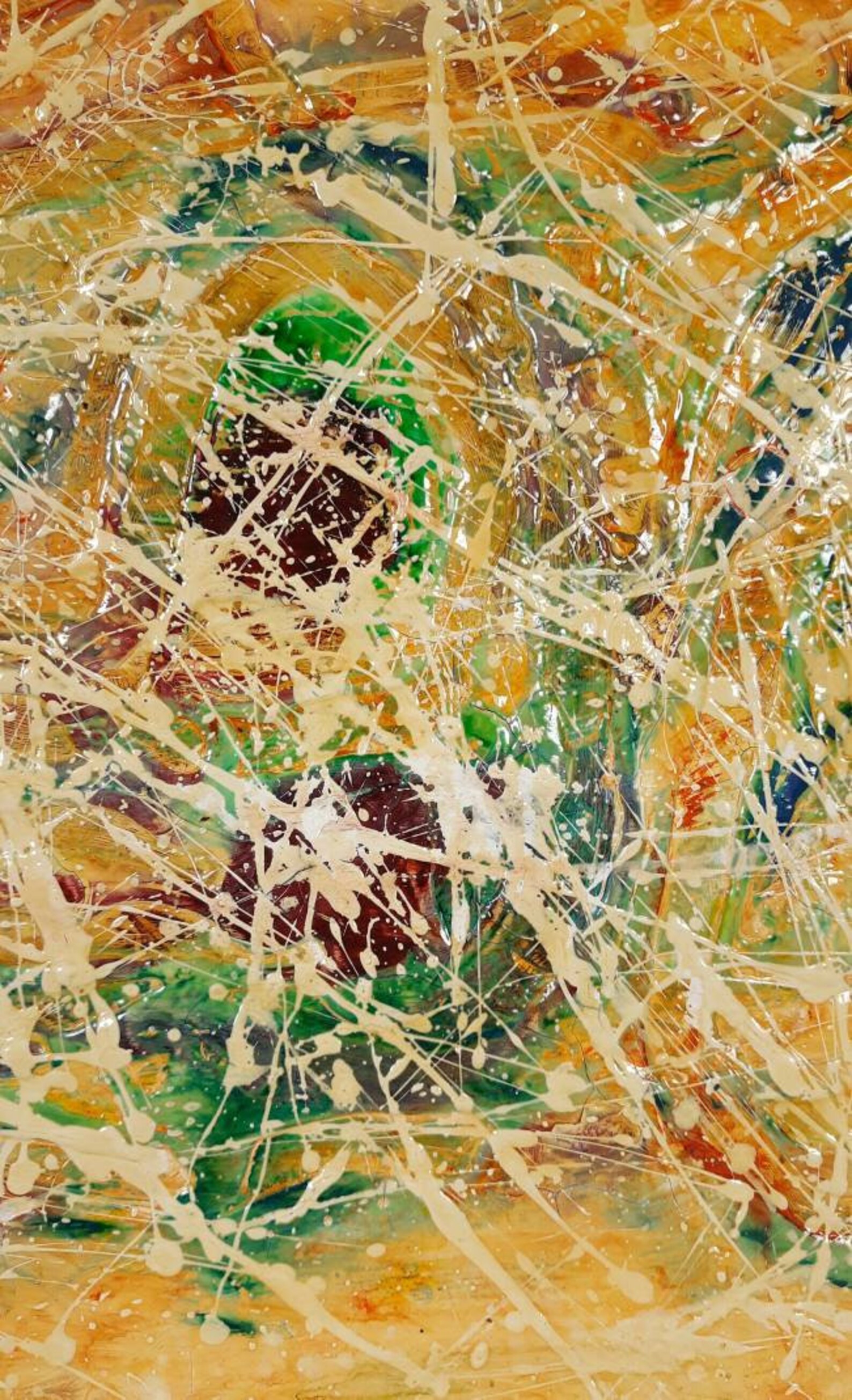 Original oil painting Ukrainian artist Abstract Vintage | Etsy