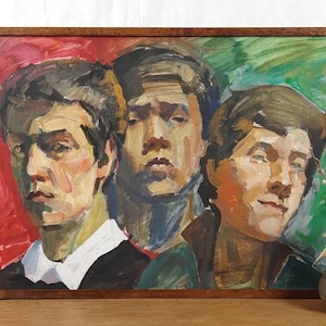 Oryginalny obraz olejny, ukraiński artysta, portret, portret przyjaciela, europejska sztuka piękna, jedyny w swoim rodzaju