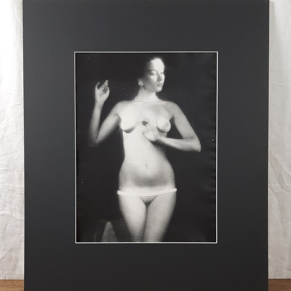 Original Vintage USSR Nude Photo, Female Nude, 1970s, Ukrainian artist Zyubritsky