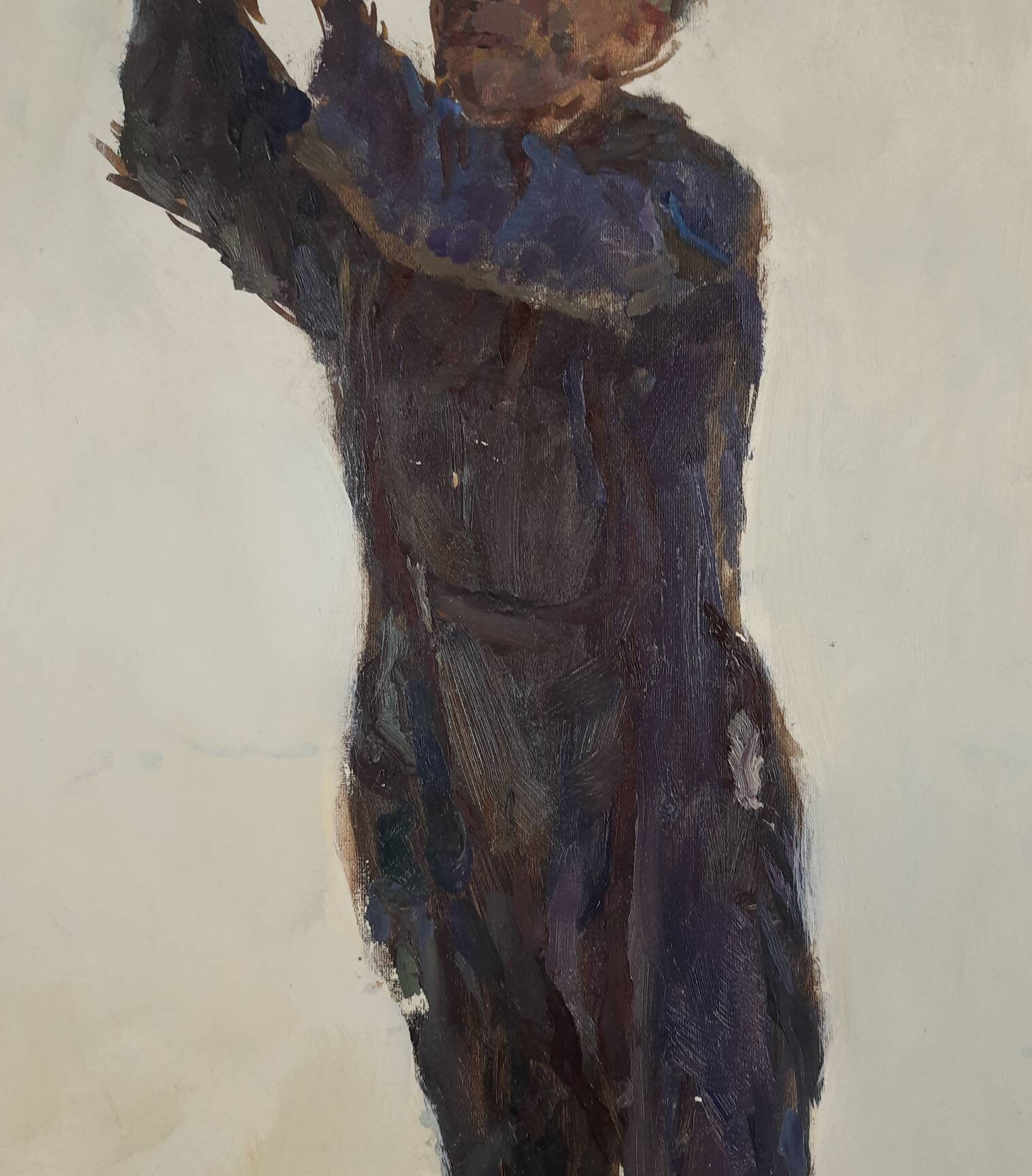 Original oil painting Portrait Docker Odessa artist Etsy