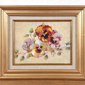 Pintura a óleo original, artista ucraniano, flores, pintura vintage, belas artes europeias, única