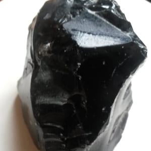 Black Alpine Raw Obsidian, Natural Healing Crystal, Meditation Stone, Home Decor, Interior Design, esc....