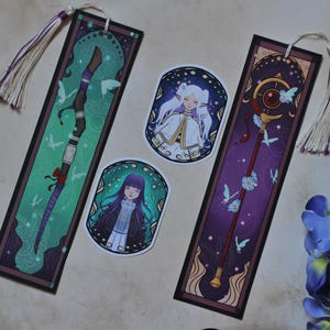 Frieren Beyond Journey's End - Frieren-Fern Bookmark & Stickers