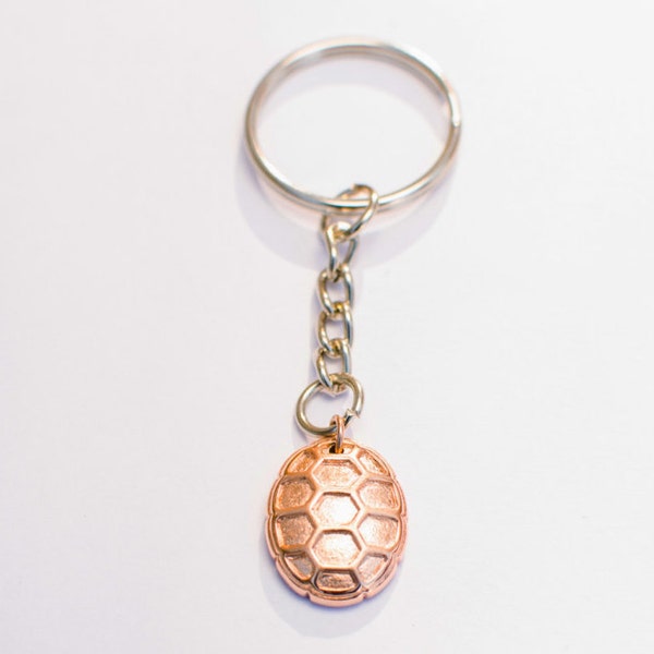 Turtle Shell Keychain 18K Rosegold - University of Maryland