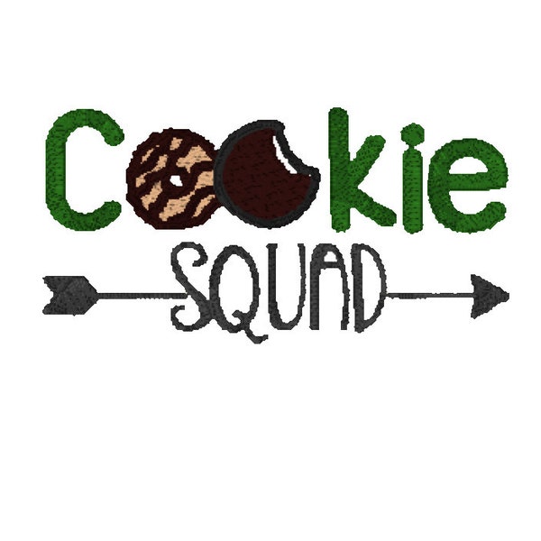 Girl Scout Embroidery Design Etsy