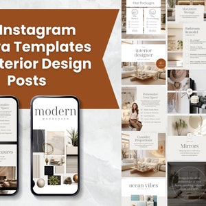 50 Interior Design Instagram Posts | Canva Templates for Interior ...