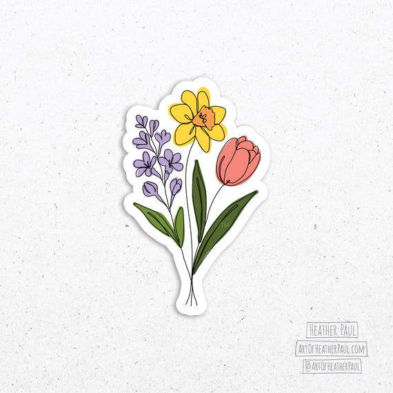 Subtle FDT Floral Sticker, Resist Sticker, Anti Oligarchy, Anti Trump Stickers, Subtle F Trump Sticker, FDT Sticker, Resistance, Anti Trump