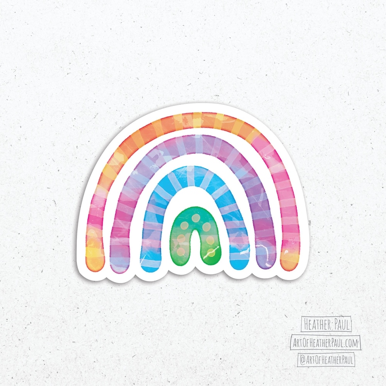 Rainbow Sticker, Subtle Pride Sticker, LGBTQIA Sticker, LGBTQ Sticker ...