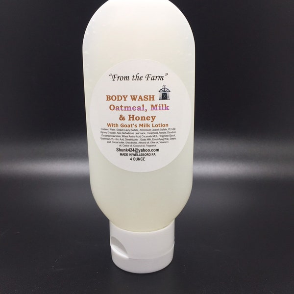 Goat Milk Body Wash Etsy