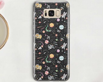 Space Puppies Samsung S10 Case Cats Samsung S10 Plus Black Etsy