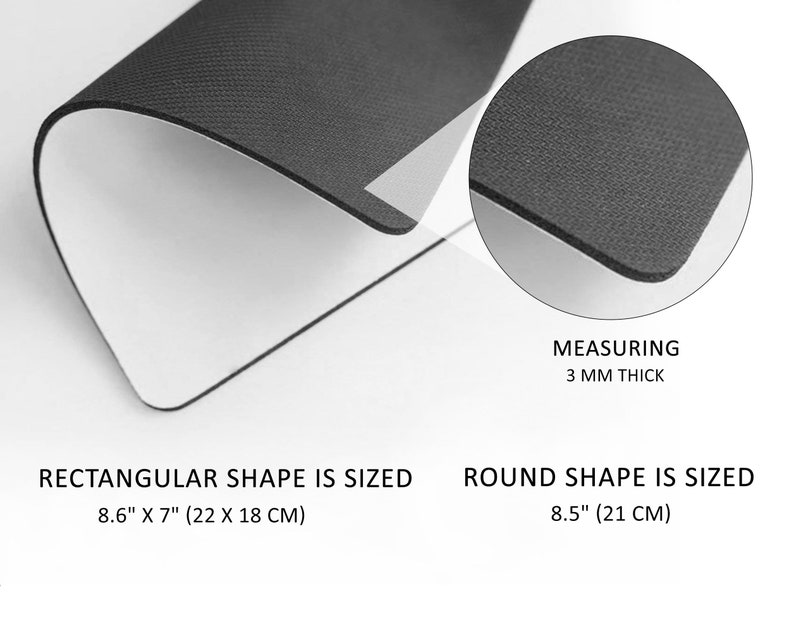 Marble Mouse Pad Marble Mouse Mat Rectangular Mousepad Printed Etsy