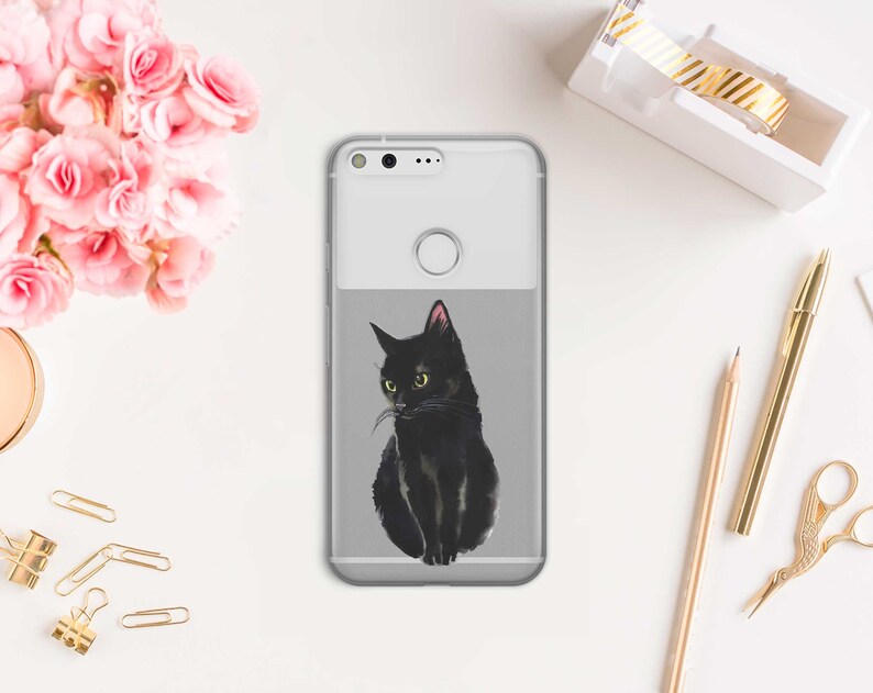 Dark Cat iPhone 11 Pro Case Black Cat iPhone XR Case Cute Etsy
