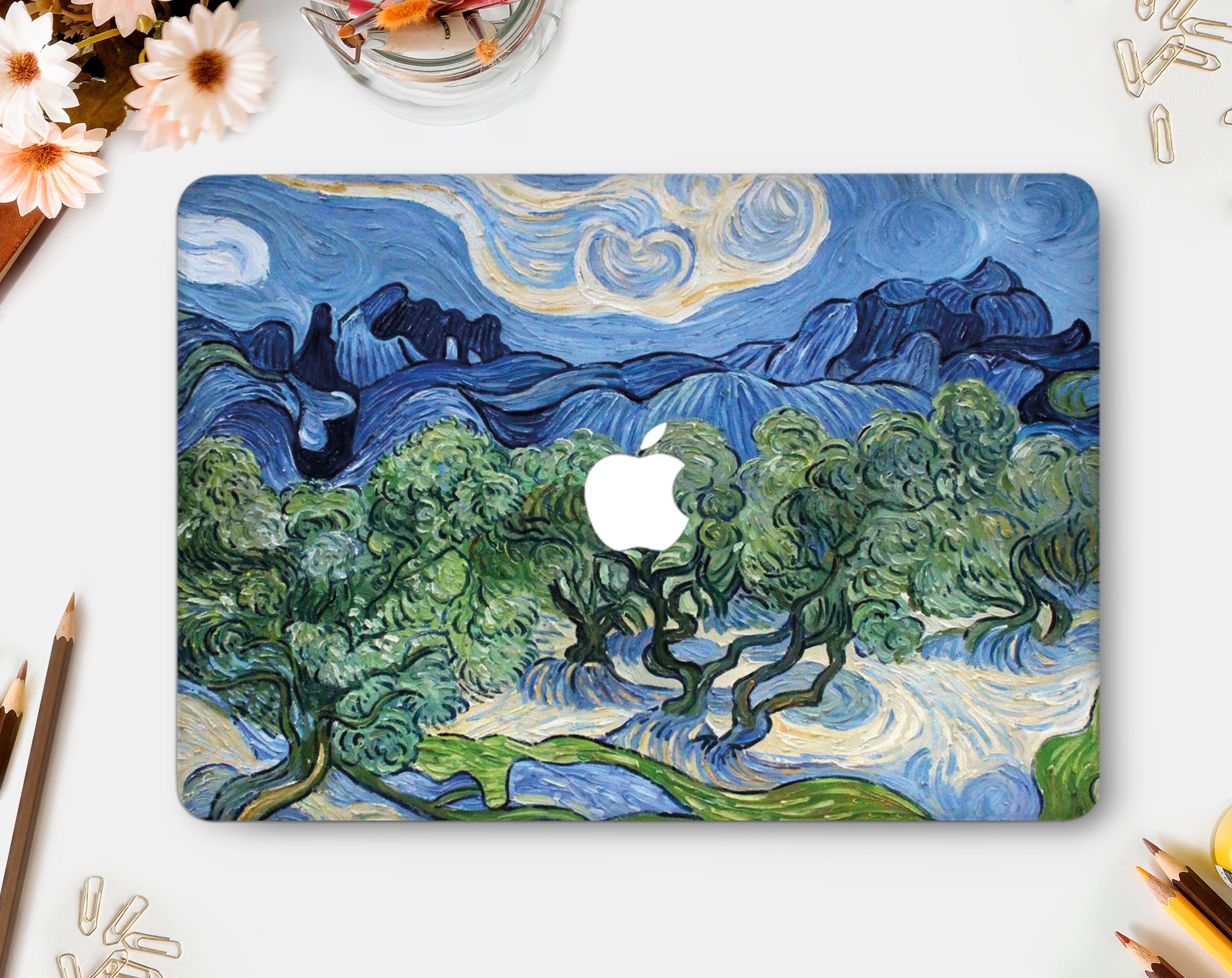 oil paint macbook pro skins