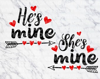 She S Mine Svg File Etsy