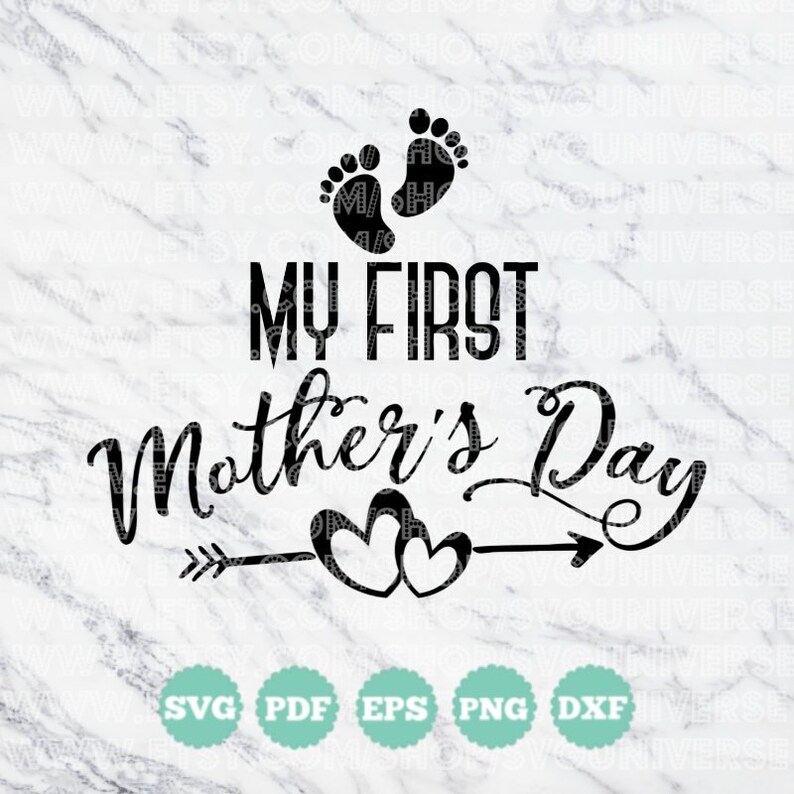 Download Mi primer día de la madre / SVG archivos de corte de vinilo | Etsy