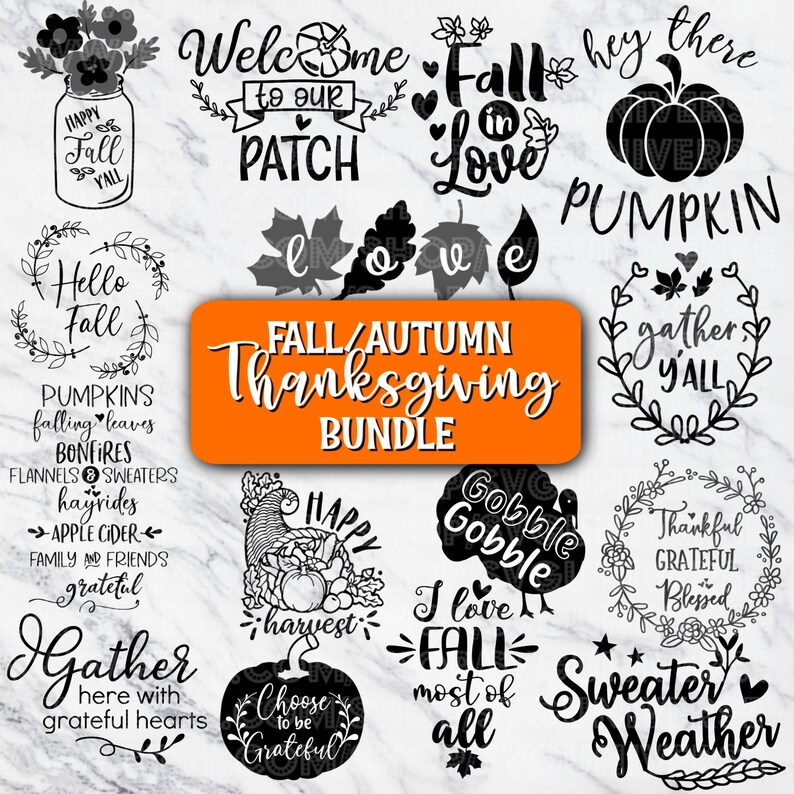 Download Png Thanksgiving Svg Vinyl Cutting Files Fallautumn Thanksgiving Bundle Dxf Svg Eps Pdf Clip Art Art Collectibles Lifepharmafze Com