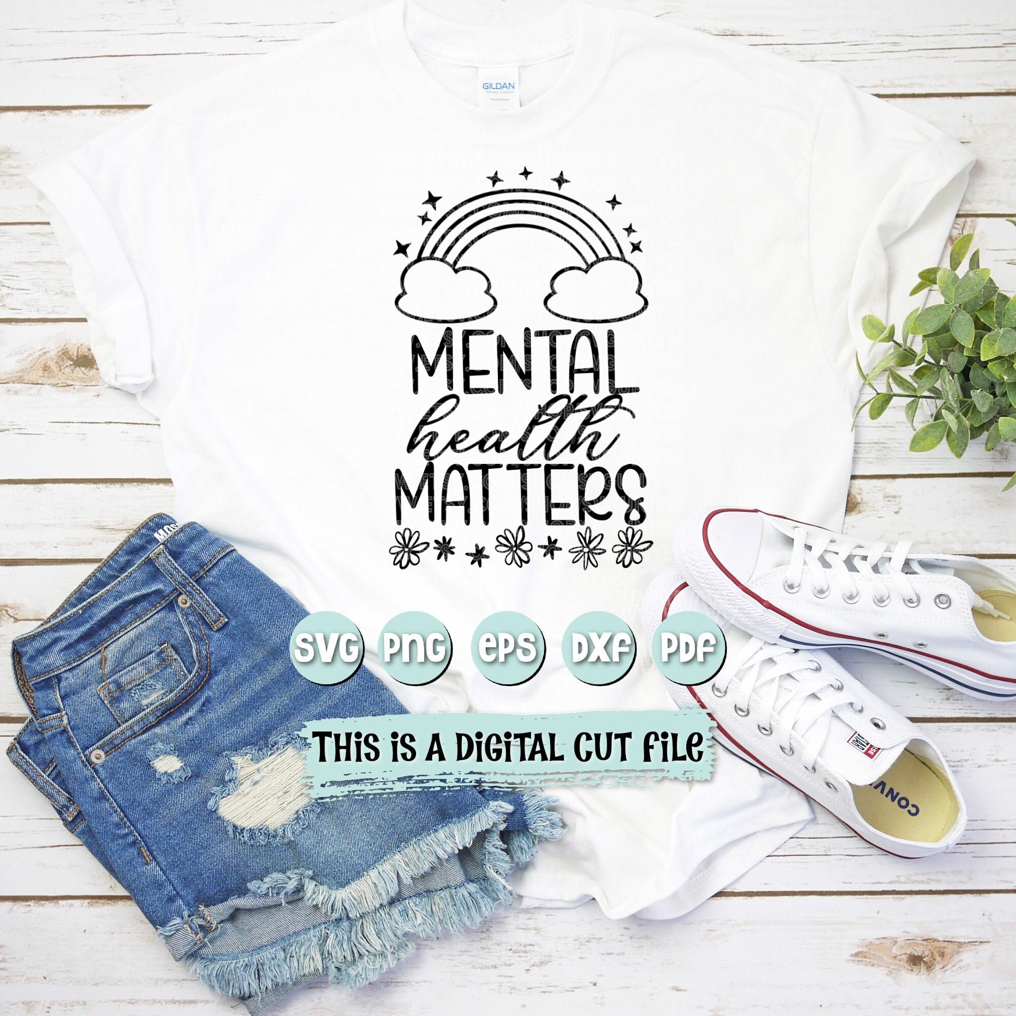 Mental Health Matters | Awareness SVG Cut Files - Dxf - Eps - Svg - Pdf ...