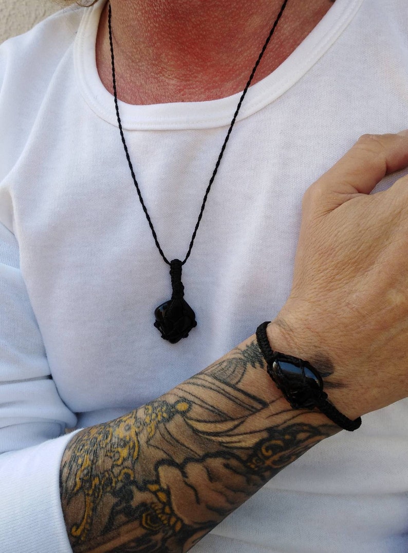 black onix braceletgift for hemacrame bracelet