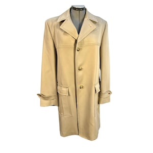 ジャケット・アウター 90s vintage wool balmacaan long coat Balmacaan 44 - Etsy
