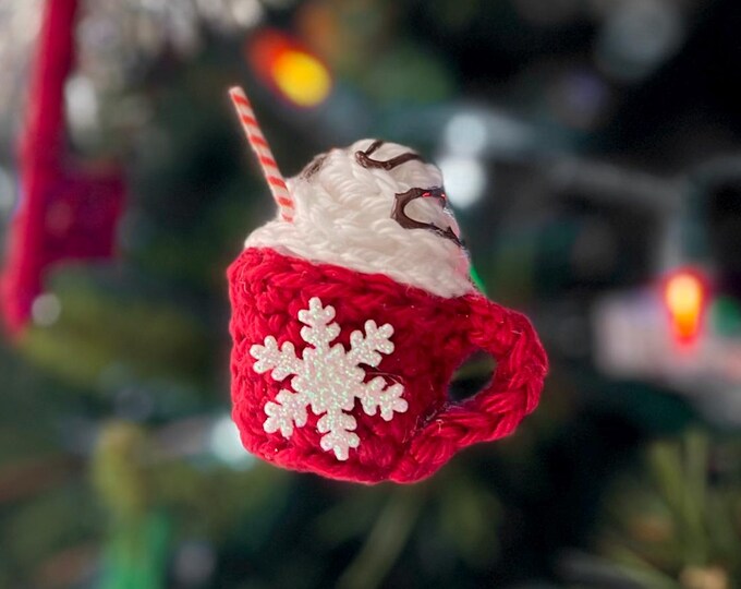 Mini Hot Cocoa Mug Crochet Pattern