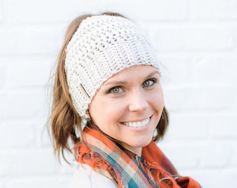 Simple Messy Bun Beanie Crochet Pattern, Crochet Bun Hat Pattern, Crochet Beanie Pattern, Messy Bun Beanie, Juliet Bun Beanie CROCHET