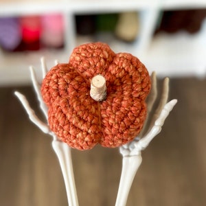 Crochet Pumpkin Pattern, Easy Crochet Pumpkin Pattern for beginners, Crochet Pumpkin Decor, Crochet Fall Decor, Simple Crochet Pumpkin