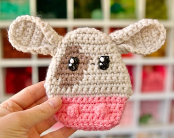 Crochet Cow Gift Pocket Pattern