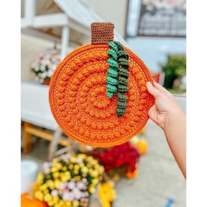 Crochet Pumpkin Decor Pattern, Pumpkin Wall Hanging Crochet Pattern, Crochet Pumpkin Pattern, Crochet Fall Wall Hanging, Textile Wall Art