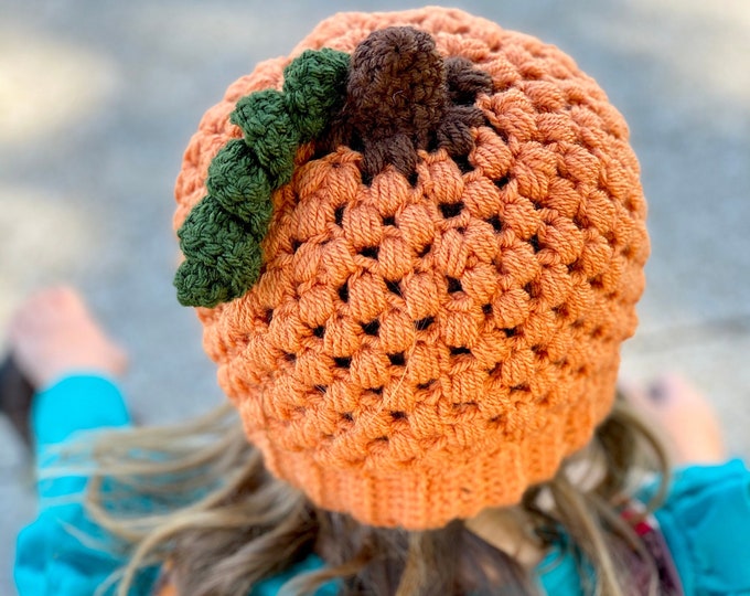 Crochet Pumpkin Hat Pattern