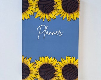 Planificateur de crochet, Planificateur de tournesol, Journal du projet de crochet, Cadeaux pour les crocheteurs, Planificateur de crochet et cahier,, Cadeaux pour femmes astucieuses