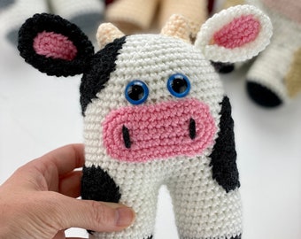 Mia Moo Moo- Cute Crochet Cow Amigurumi Pattern