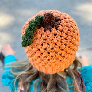 Crochet Pumpkin Hat Pattern, Crochet Halloween Hat, Baby Pumpkin Beanie, Crochet Pumpkin Pattern, Halloween Pattern, Fall Crochet Beanie