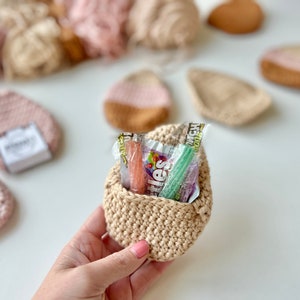 Patrón de huevo de Pascua rellenable a crochet, Patrón de huevo de Pascua a crochet, Patrón de regalo de Pascua a crochet, Patrones de crochet para Pascua, Huevo de Pascua a crochet