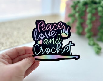 Window Cling for Crocheters