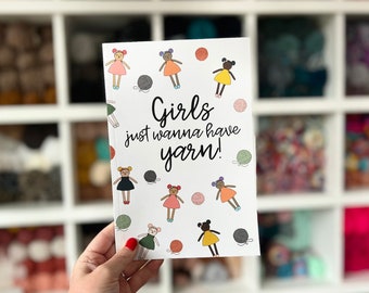 Girls Just Wanna Have Yarn Notebook