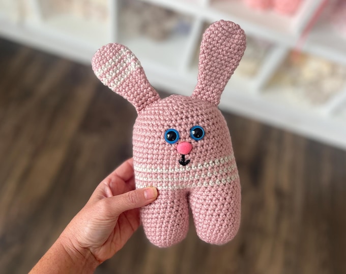 Ava Bunny- Crochet Bunny Plushie Pattern, Bunny Amigurumi, Crochet Rabbit Pattern, Crochet Toy, Spring Crochet Pattern, Crochet Easter Bunny