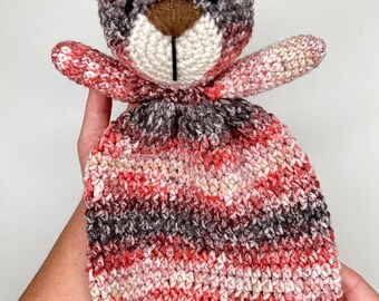 Teddy Bear Crochet Lovey Pattern, Security Crochet Pattern