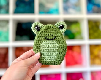 Crochet Frog Easter Egg Pattern: Refillable Gift Pocket (PDF Pattern)