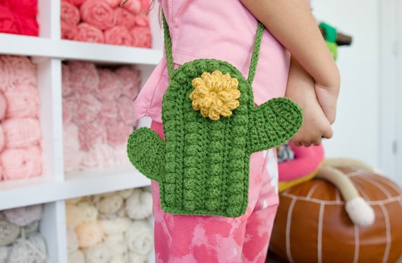 Crochet Cactus Bag Pattern Cactus Purse Crochet Pattern Toddler Purse Crochet Bag Pattern Crochet Pattern for Beginner Crochet Kids Bag Etsy UK