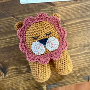 CROCHET LION PATTERN- Amigurumi Crochet Lion Pattern, Crochet Toy Pattern Crochet Lion, Lion Plush Pattern, Crochet Pattern Toy, Crochet Toy