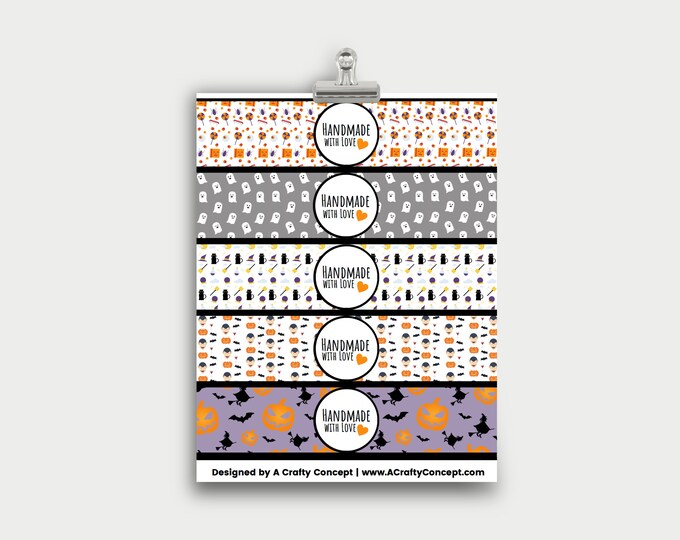 Halloween Wrap Labels