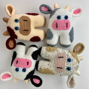Cute Crochet Cow Amigurumi Pattern Make Your Own Adorable Cow Toy, Crochet Pattern Animal, Crochet Cow Pattern image 3