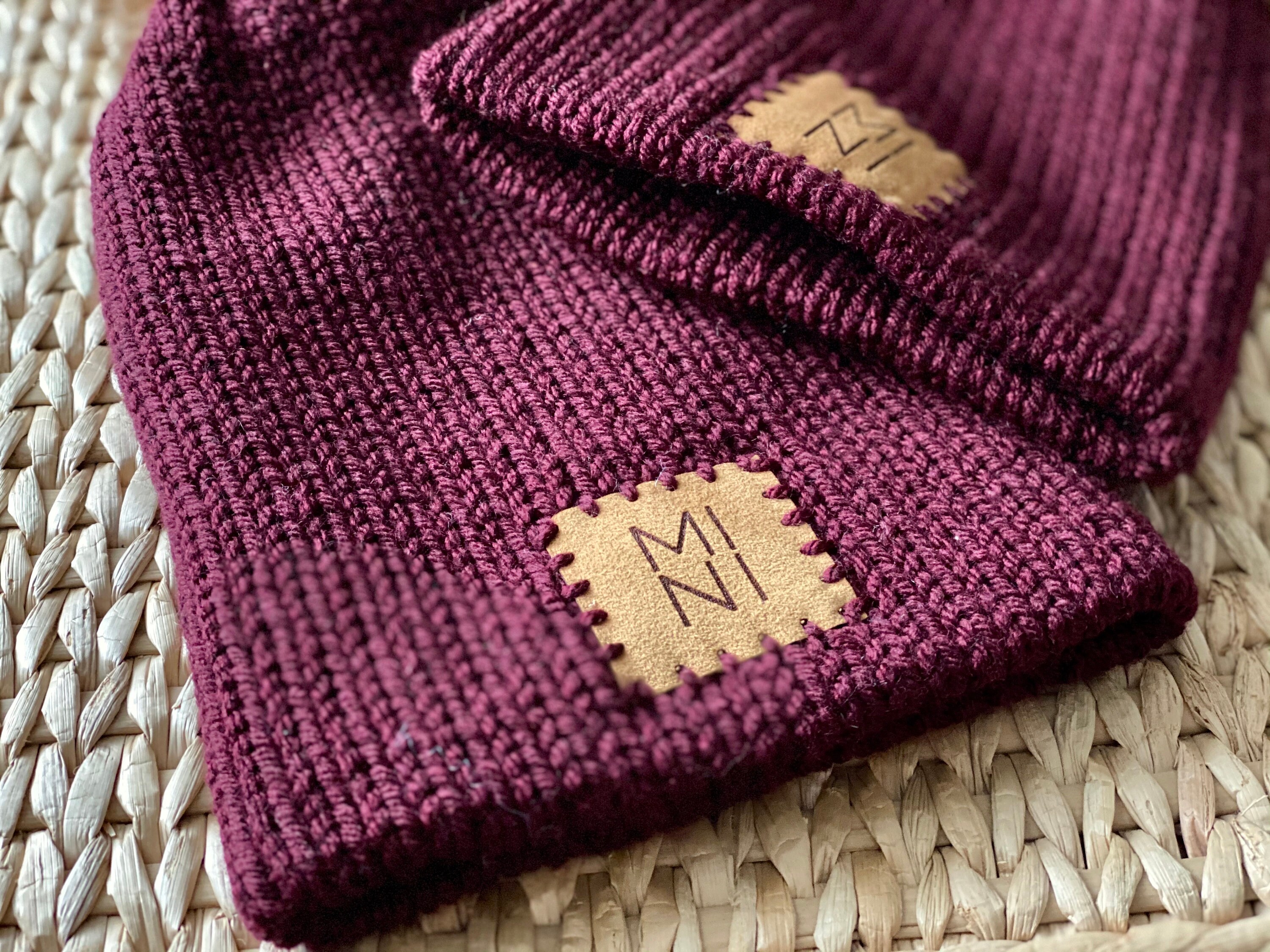 Maroon Mommy and Me Matching Hat, Mama and Mini Hats, Mommy and Me Hat