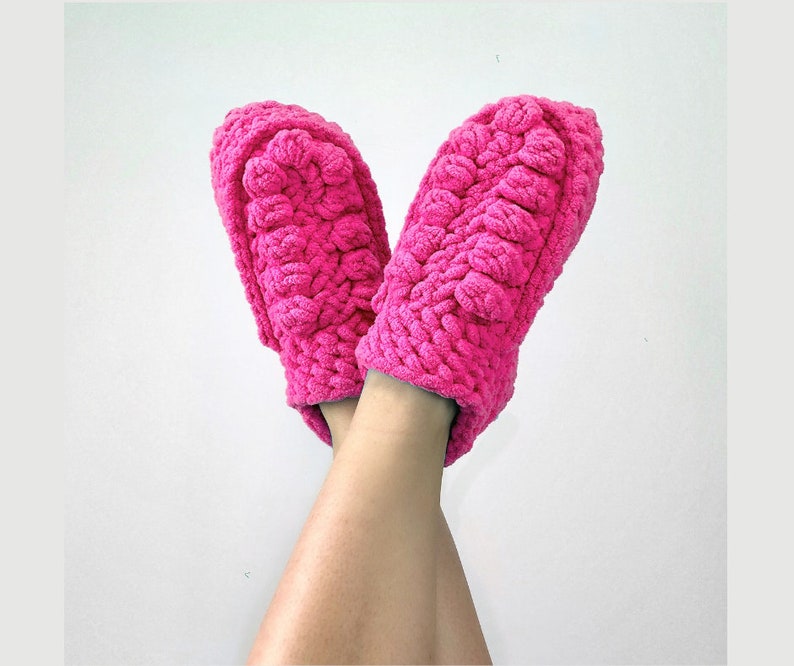 Crochet House Slippers Pattern, Crochet Slippers Pattern, Boho Slippers Crochet Pattern, Crochet House Shoes, Blanket Yarn Crochet Slippers image 1