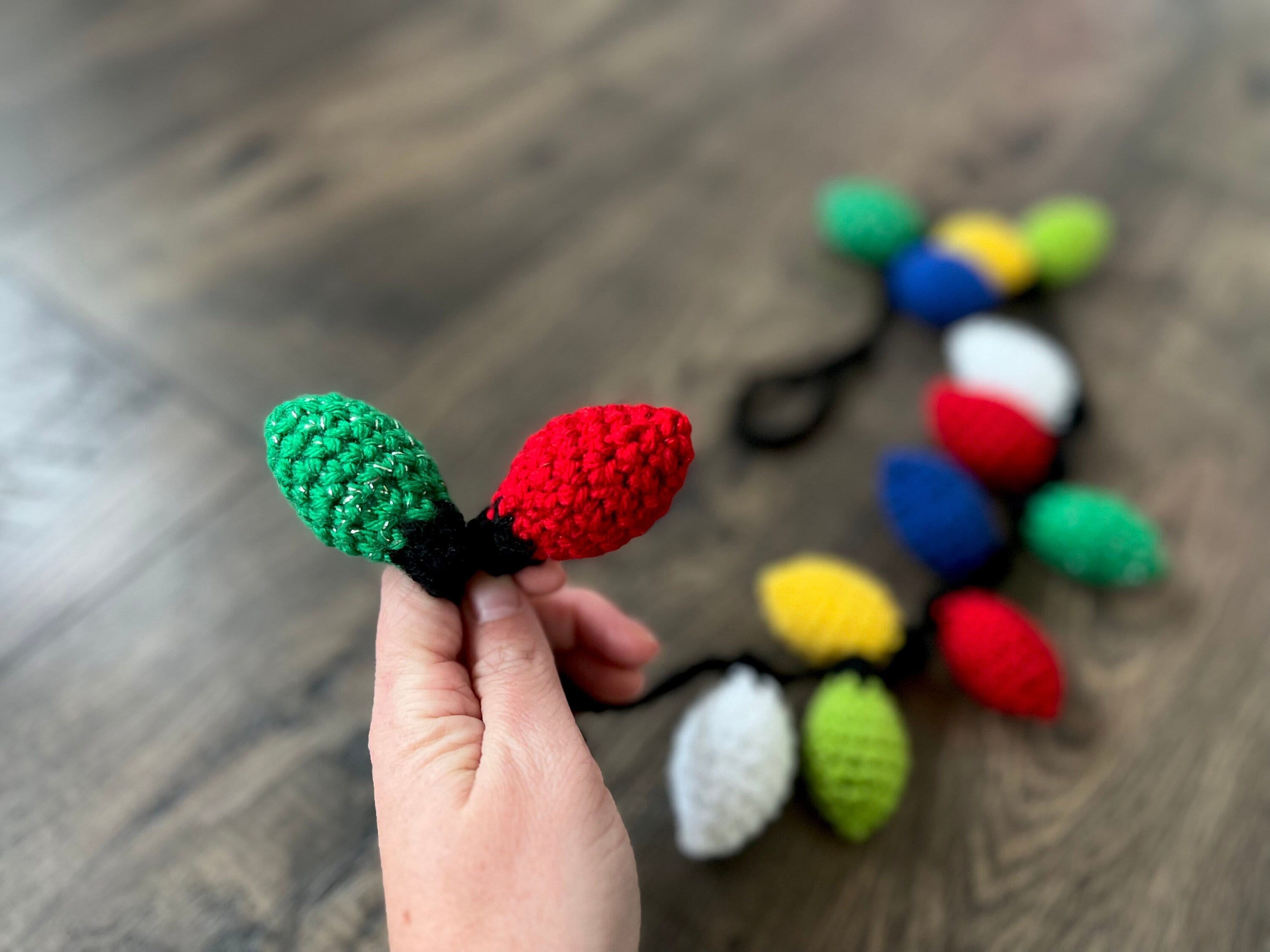 Crochet Christmas Lights Pattern