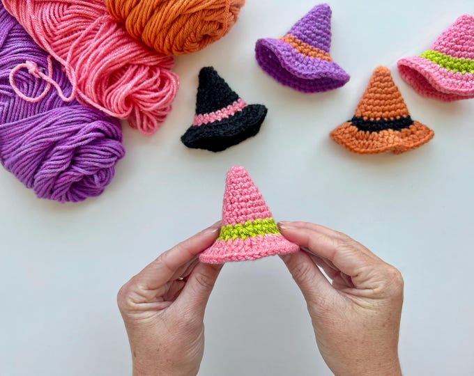 Mini Witch Hat Crochet Pattern