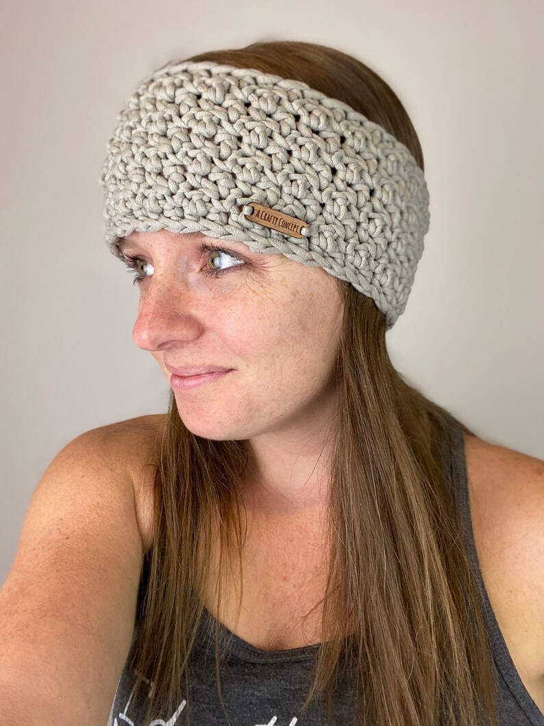 CROCHET Headband Pattern, Crochet Headband For Women, Girls Crochet Headband Pattern, Crochet Ear Warmer Pattern, Crochet Earwarmer Pattern image 7