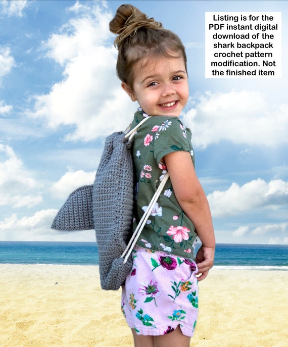 Shark backpack for kids top