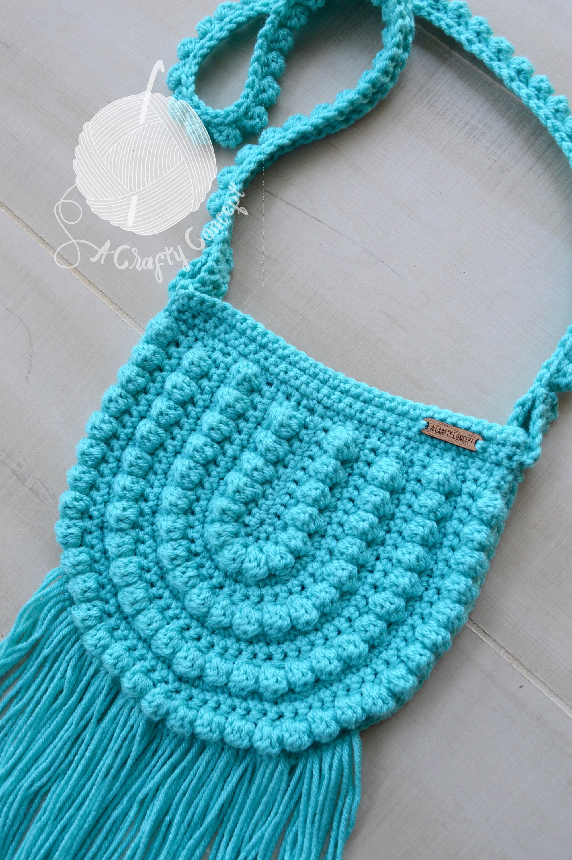 Crochet Bag Pattern, Crochet Purse Pattern, Crochet Boho Bag Pattern